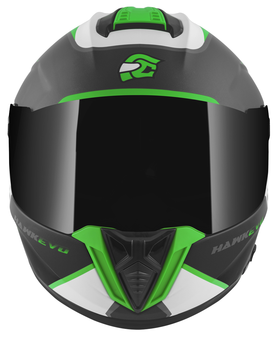 FC-Moto Hawk EVO-X Cască Negru mat/verde/alb M Figura 4
