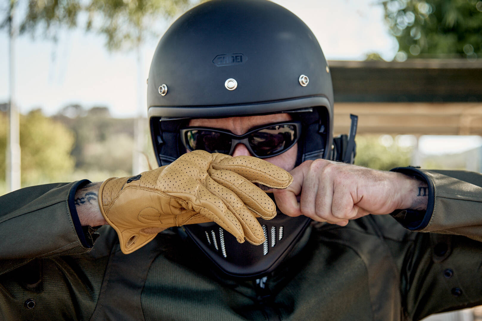 Richa Cruiser 2 gants de moto perforés Marron clair M Figure 4