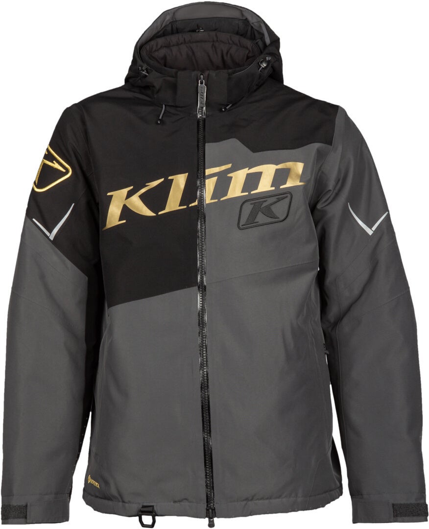 Klim Instinct 2022 雪地摩托夾克 黑色/无烟煤/金色 3XL 图5