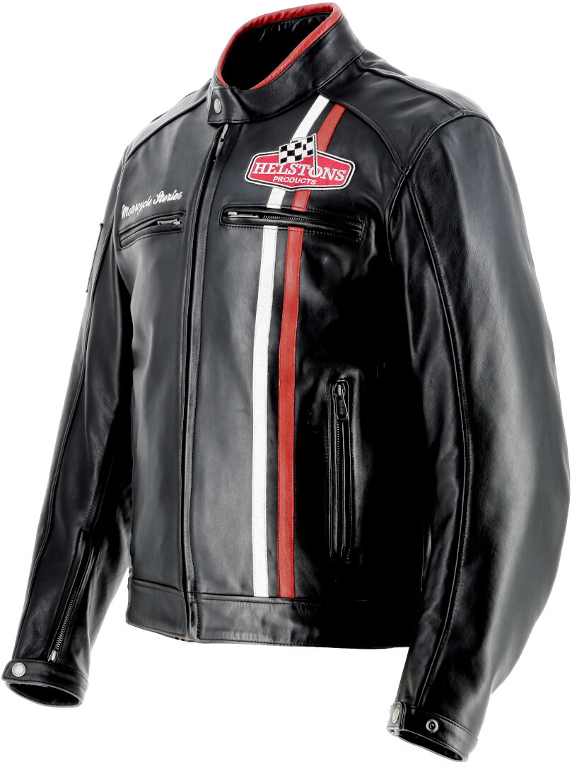Helstons Jay Motul Edition Motorcycle Leather Jacket black L Figure 4