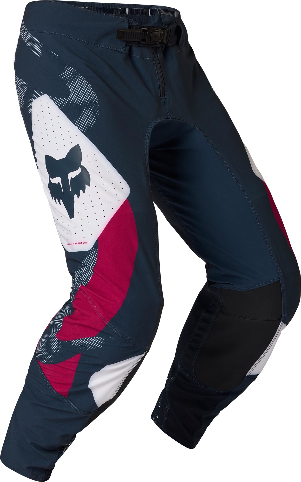 FOX Flexair Tactile Spodnie motocrossowe Niebieski/Róż 36 Rysunek 1