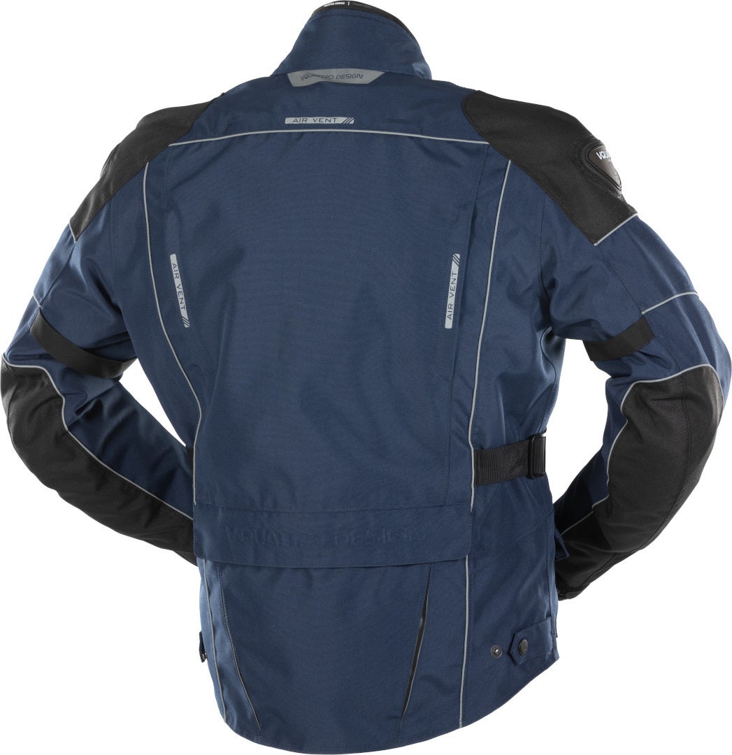 VQuattro Hurry Revestimento têxtil da motocicleta azul escuro XXL Figura 3