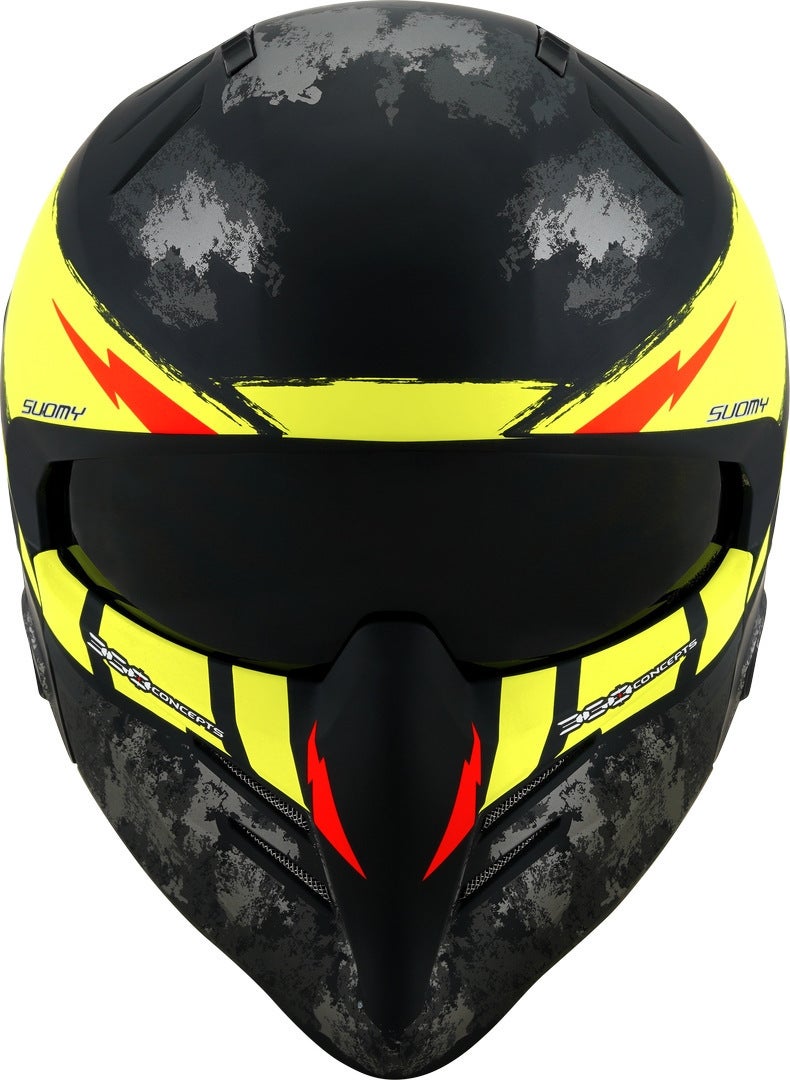 Suomy Armor Hi Volt Jethelm schwarz/gelb L (59/60) Abbildung 8