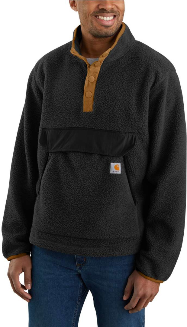 Carhartt Relaxed Fit Fleece Pullover schwarz XXL Abbildung 3