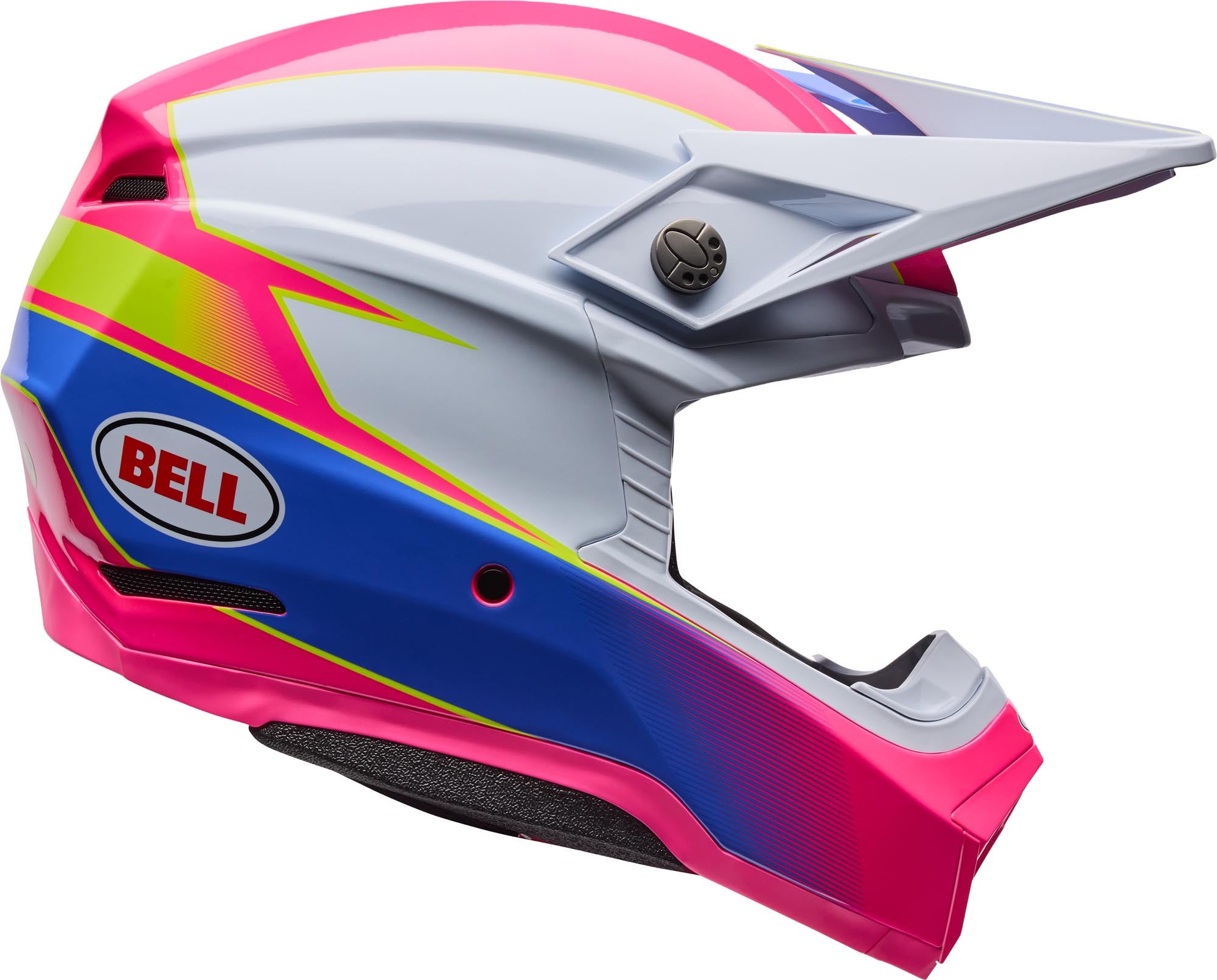 Side view of Bell Moto-10 MIPS Falcon Motocross Helmet