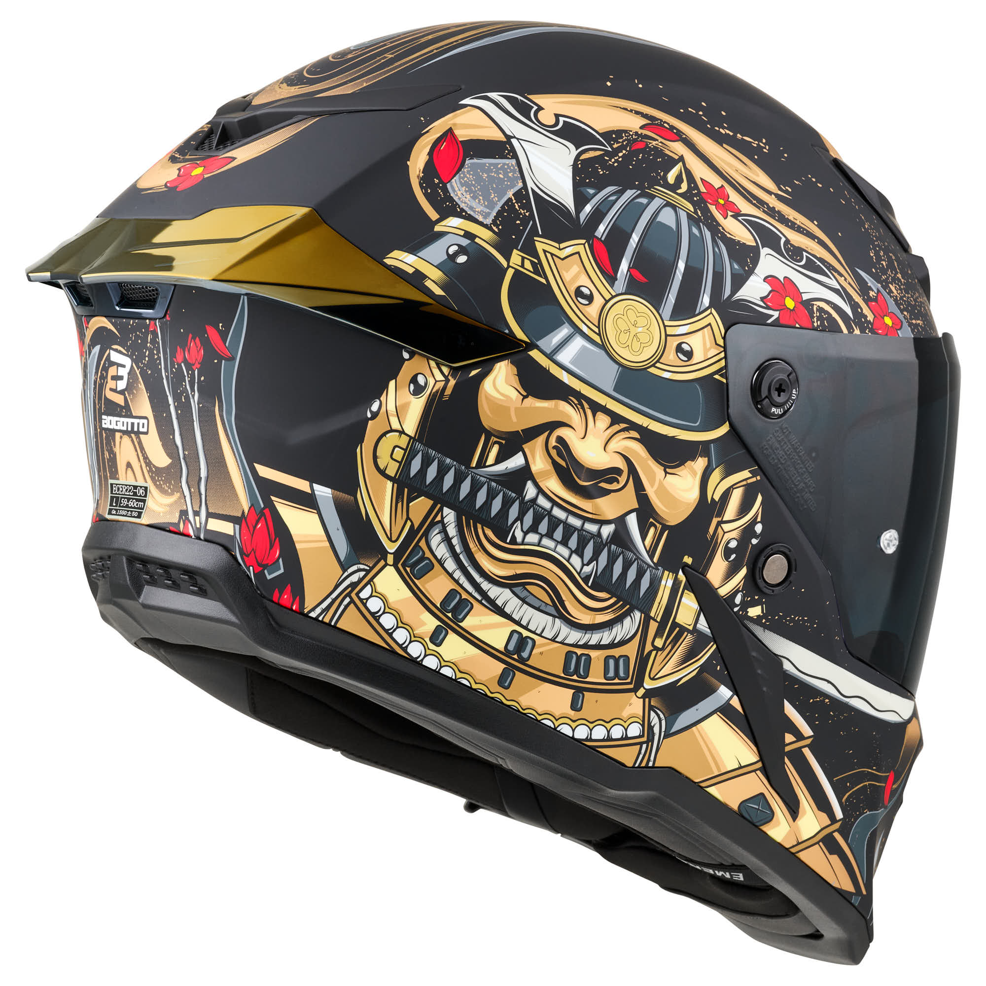 Bogotto Blade Armour Casco nero/oro XL Figura 4