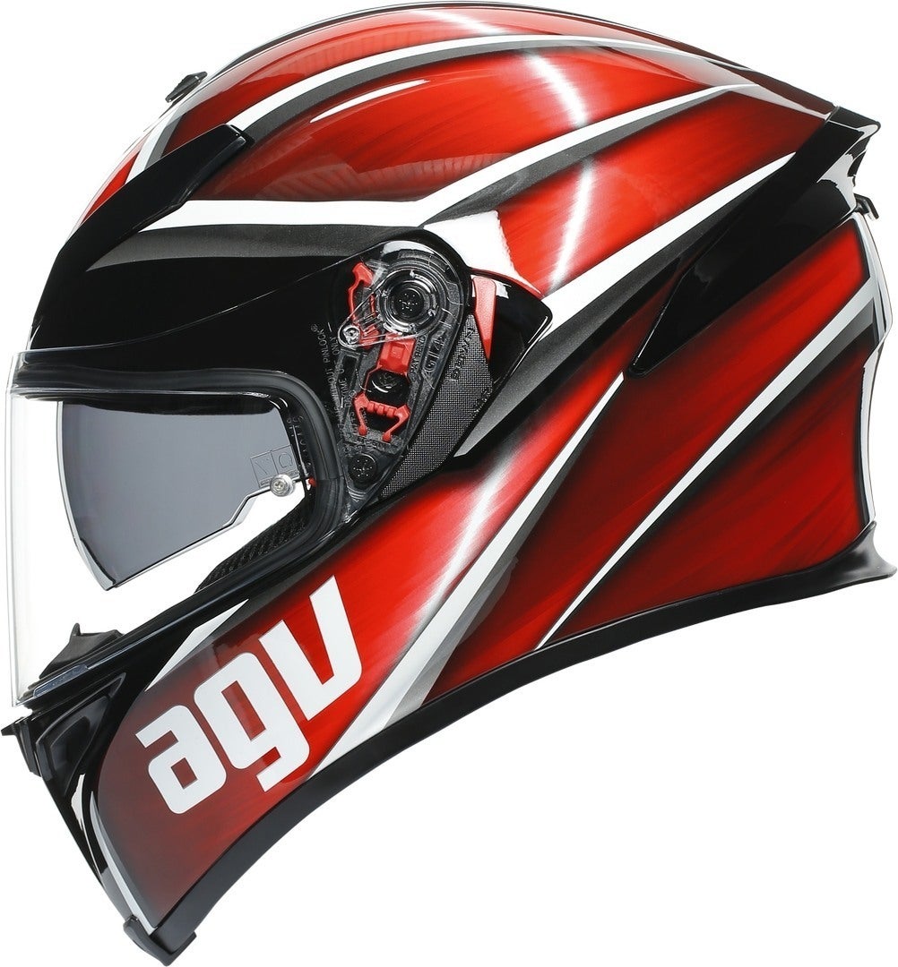 AGV K-5 S Tempest Helm schwarz/rot XL (61/62) Abbildung 6