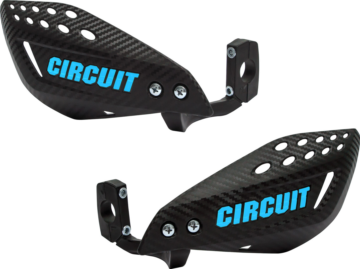 Circuit Equipment VECTOR Guarda de Mão Carbono/azul claro Figura 1