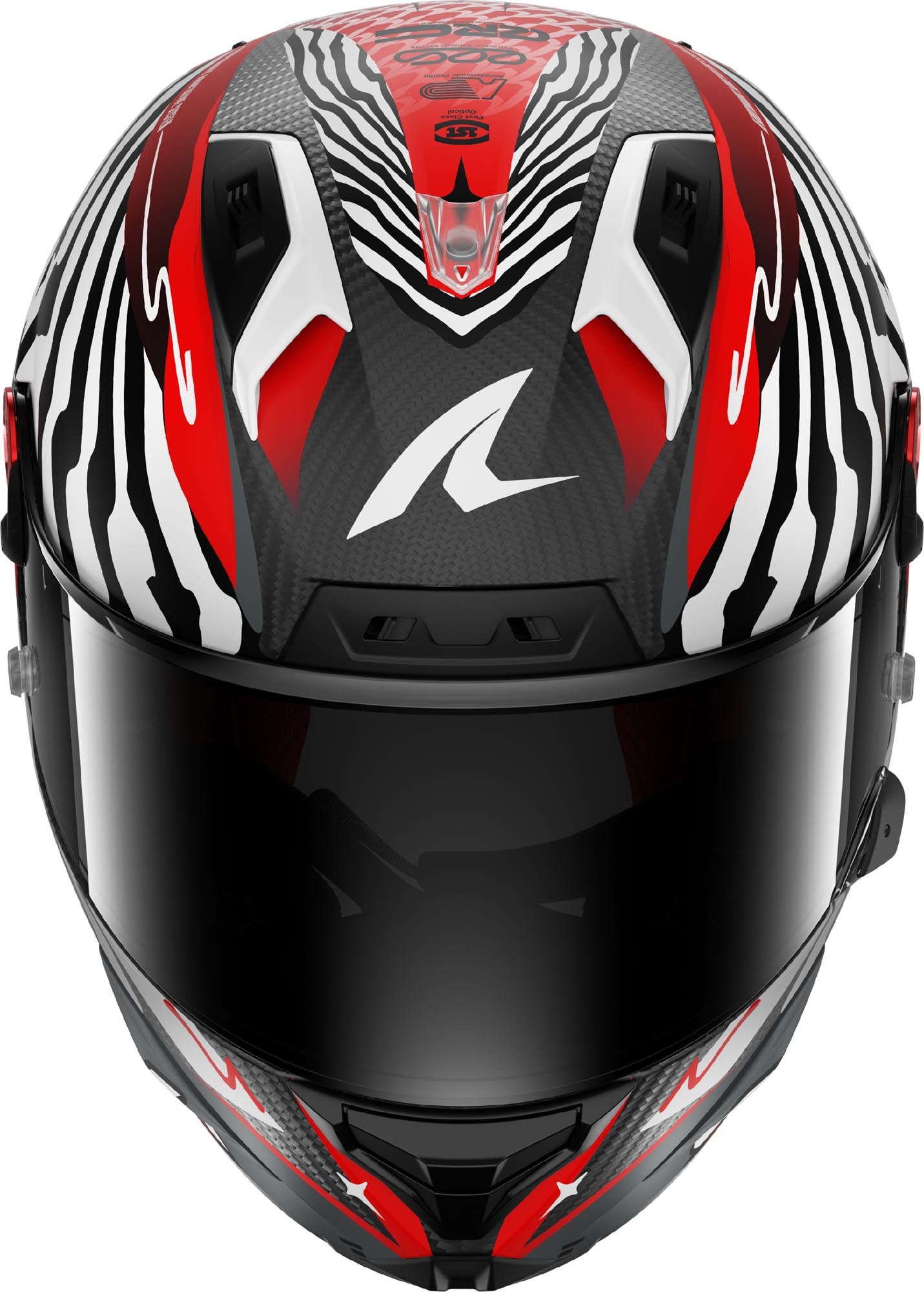 Shark Aeron GP FIM 2 Speed Fancy Carbon Casque Carbone/Rouge mat M (57/58) Figure 3