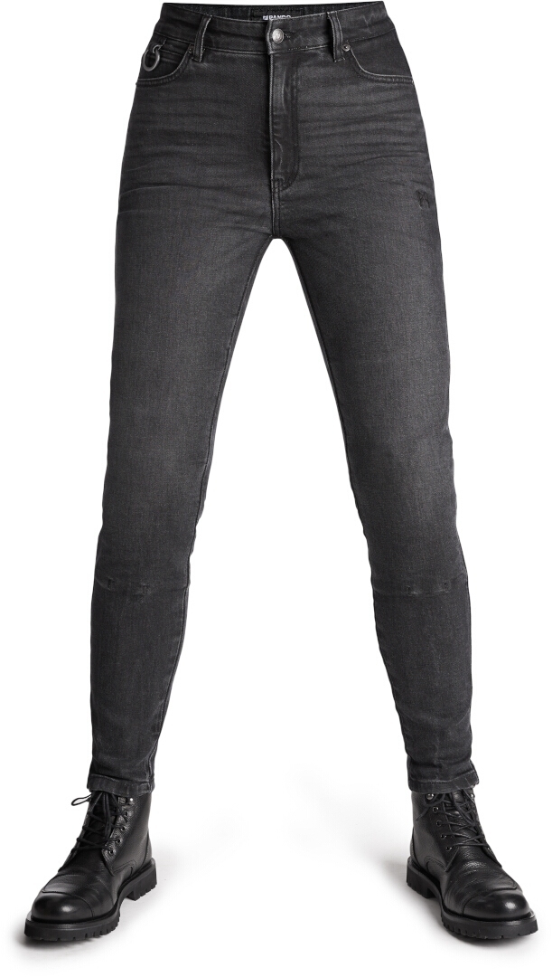 Pando Moto Kaya Slim Damer Motorcykel Jeans 30/30 Figur 1