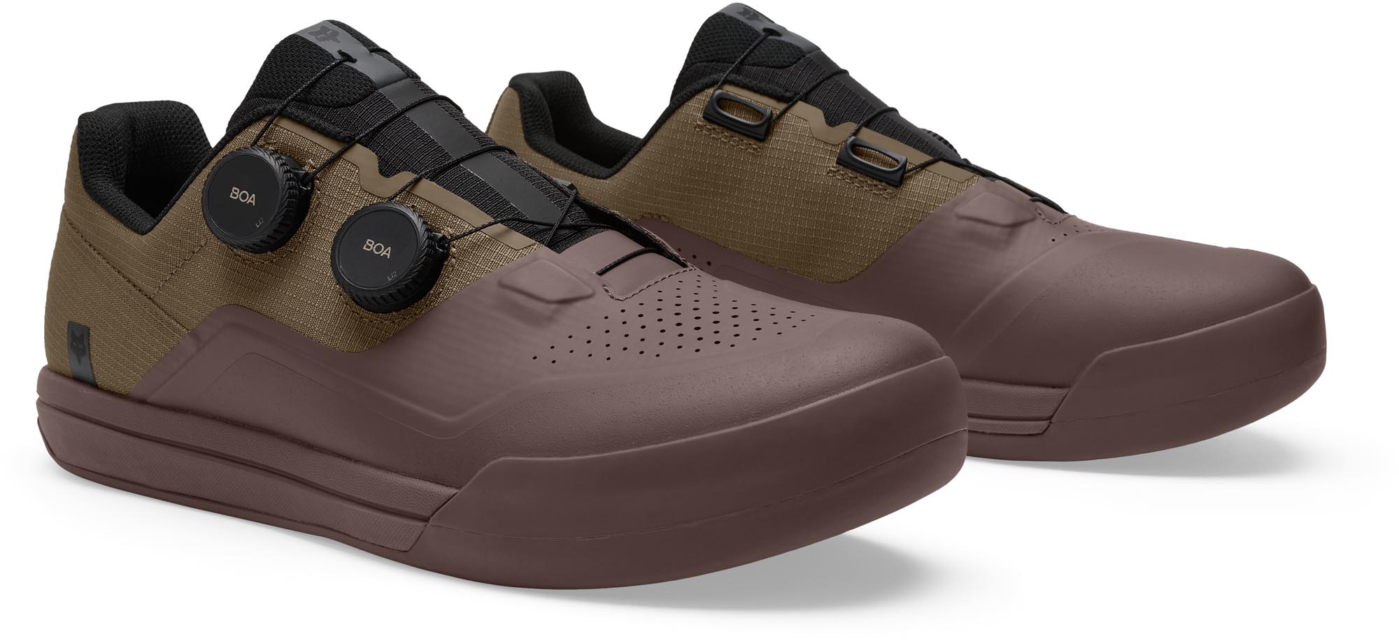 FOX Union BOA Chaussures de vélo Marron/vert 46 Figure 1