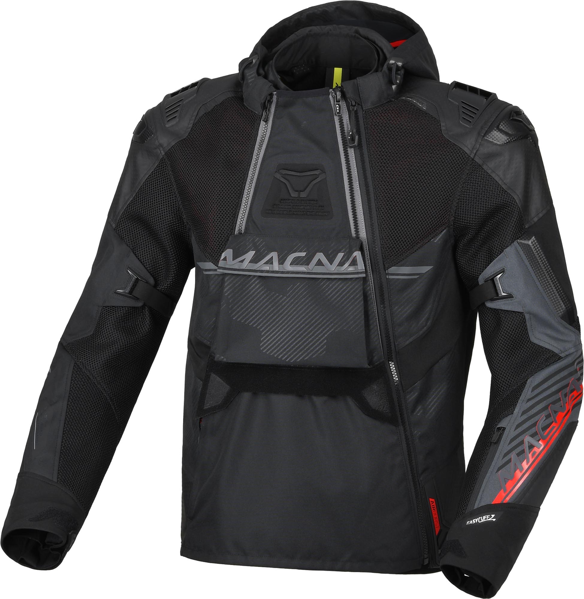 Macna Bravic wasserdichte Motorrad Textiljacke schwarz XL Abbildung 3