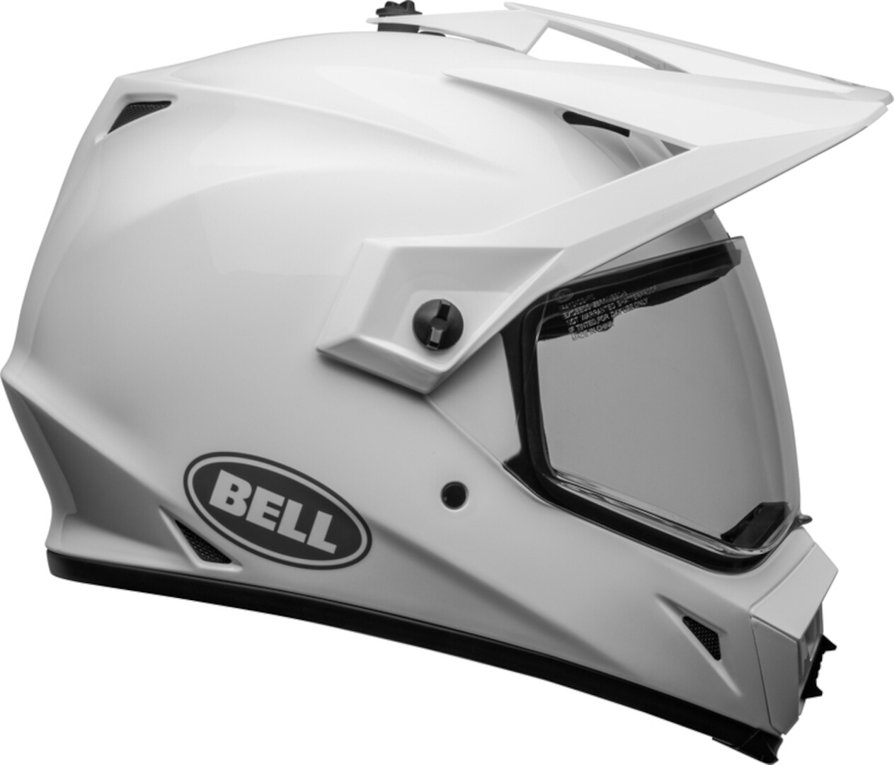 Bell MX-9 Adventure MIPS Solid Motocross Helm weiß XL (61/62) Abbildung 7
