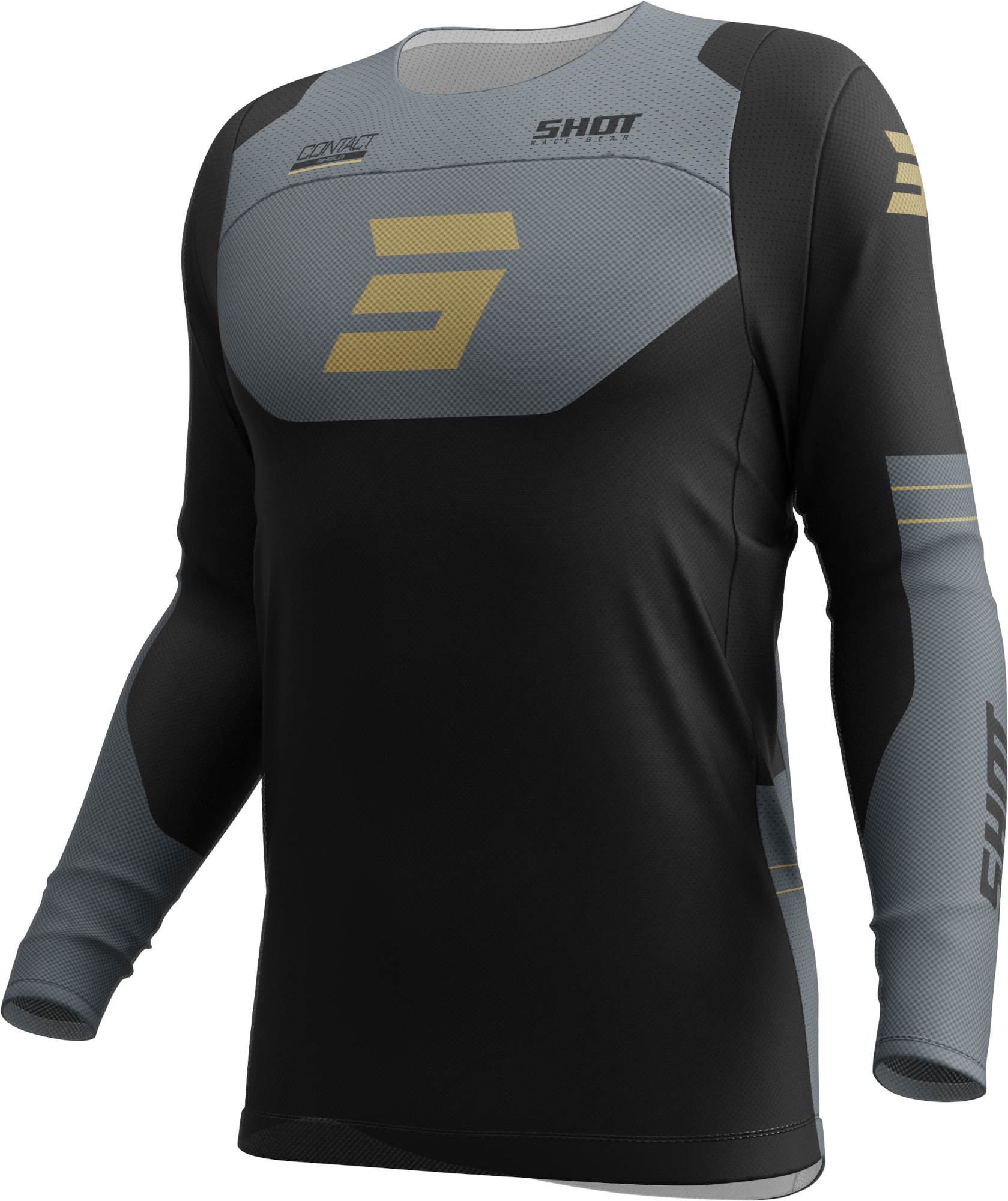 Shot Contact Shield Maillot de motocross Oro S Figura 1