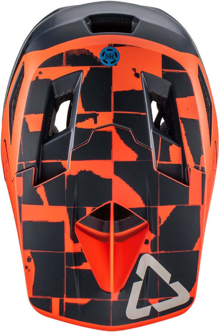 Leatt MTB Gravity 4.0 Orange/Black Downhill Helmet XL (61/62) Figure 5