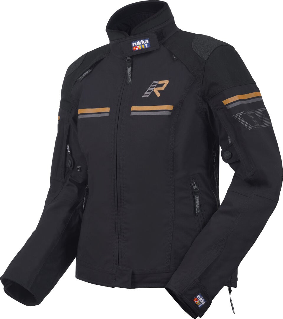 Rukka Armatou-R waterproof Ladies Motorcycle Textile Jacket black/brown 38 Figure 1