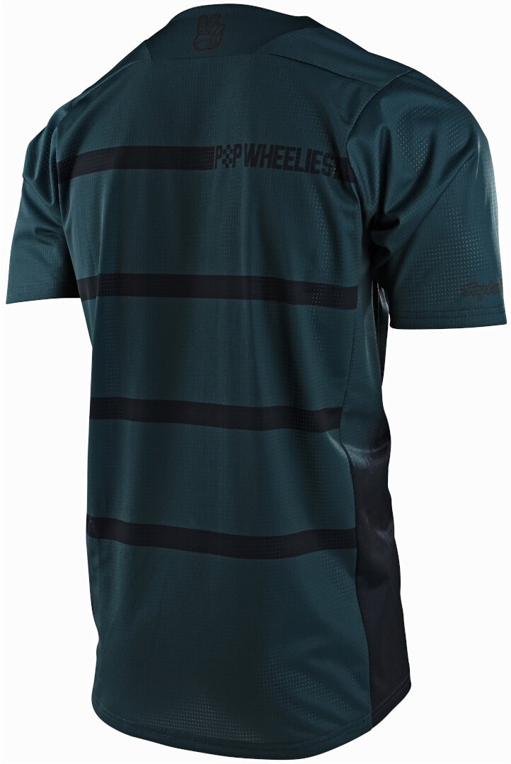 Troy Lee Designs Skyline Diffuze T-shirt til ungdomscykler Sort/mørkeblå M Figur 2
