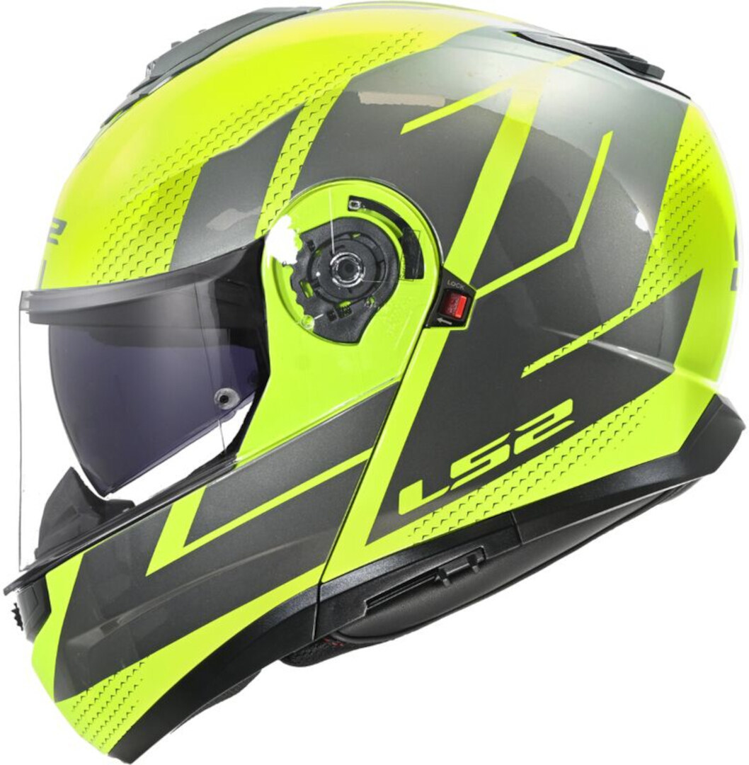 LS2 FF908 Strobe II Code Helmet grey/neon yellow L (59/60) Figure 1