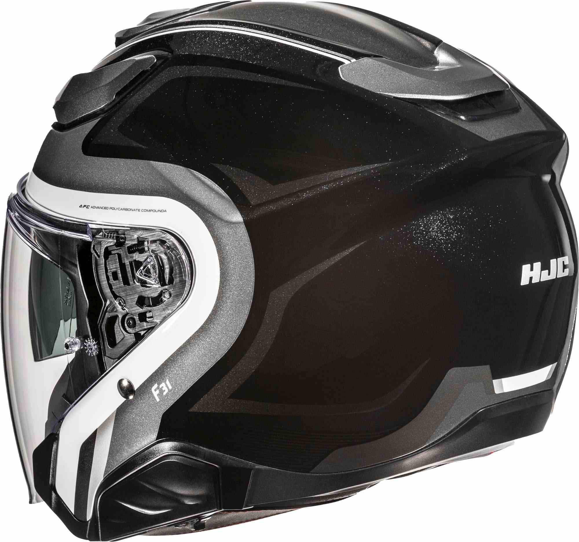 HJC F31 Bask Cască cu reacție Negru/Alb/Argintiu L (58/59) Figura 2