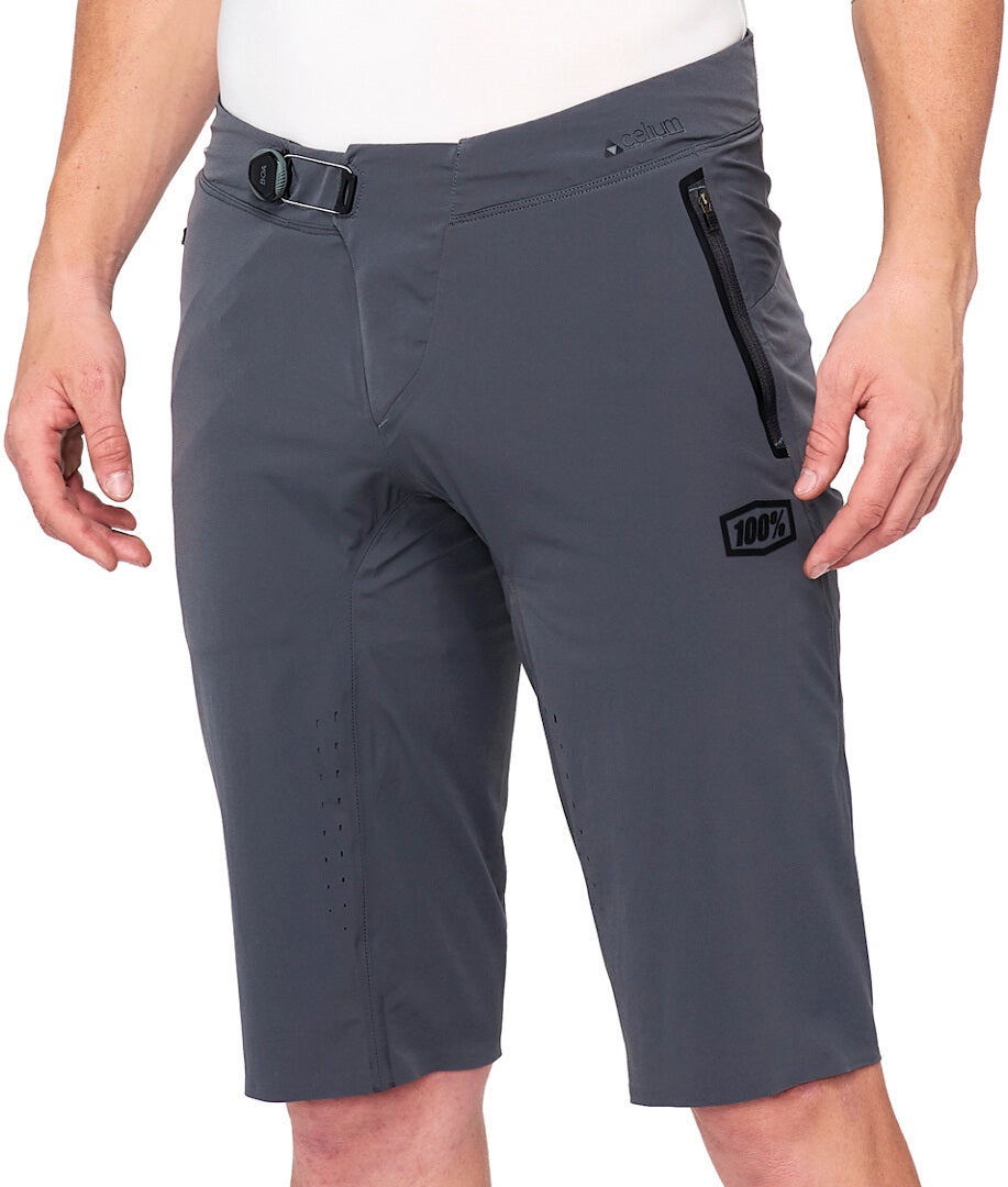 Men's Dark Grey 100% Celium Bicycle Shorts