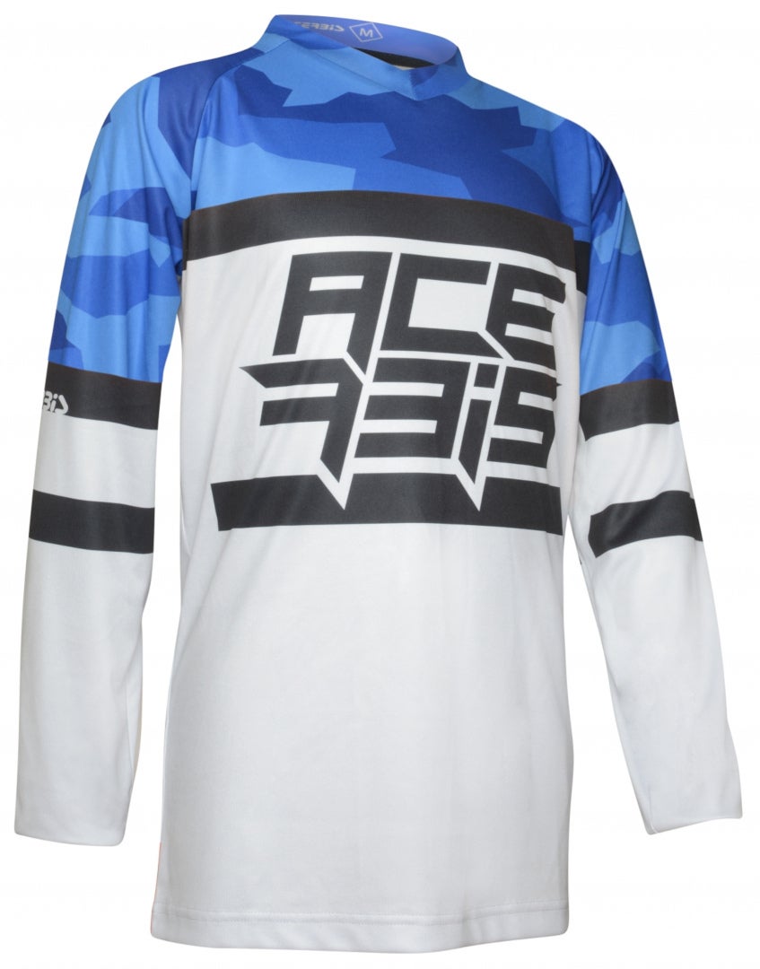 Acerbis Skyhigh Børn motocross Jersey blå/grå M Figur 1