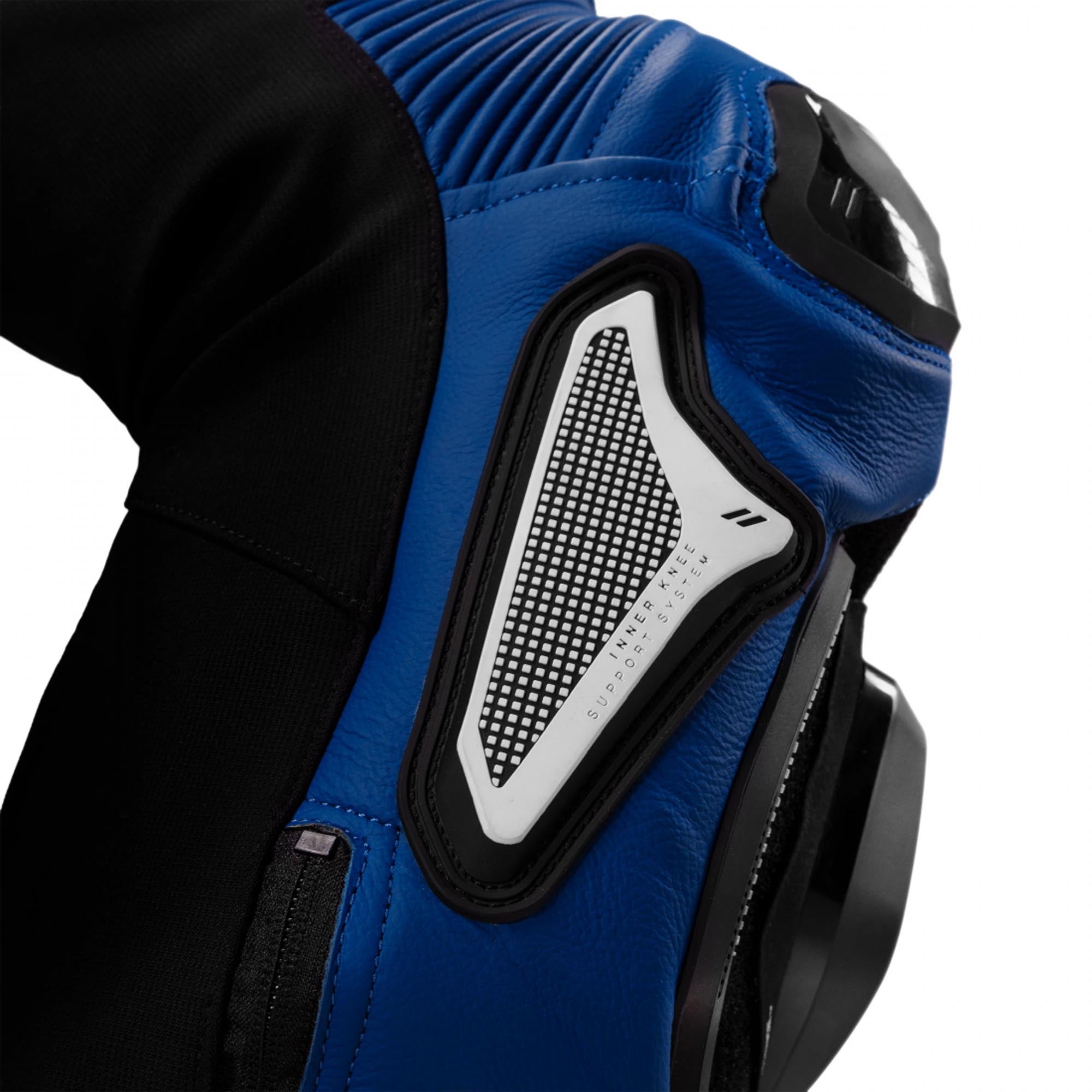SHIMA Mission RS One Piece Motorcycle Leather Suit blue/white/red 54 Figure 16