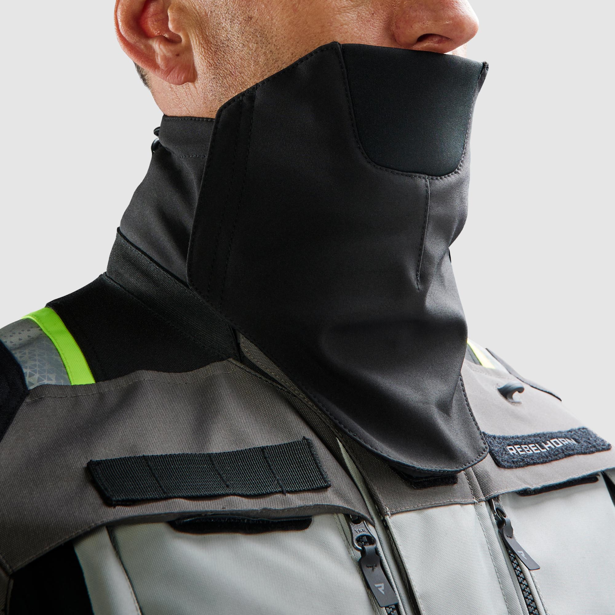 Rebelhorn Cubby 5 wasserdichte Motorrad Textil Jacke grau/gelb S Abbildung 10