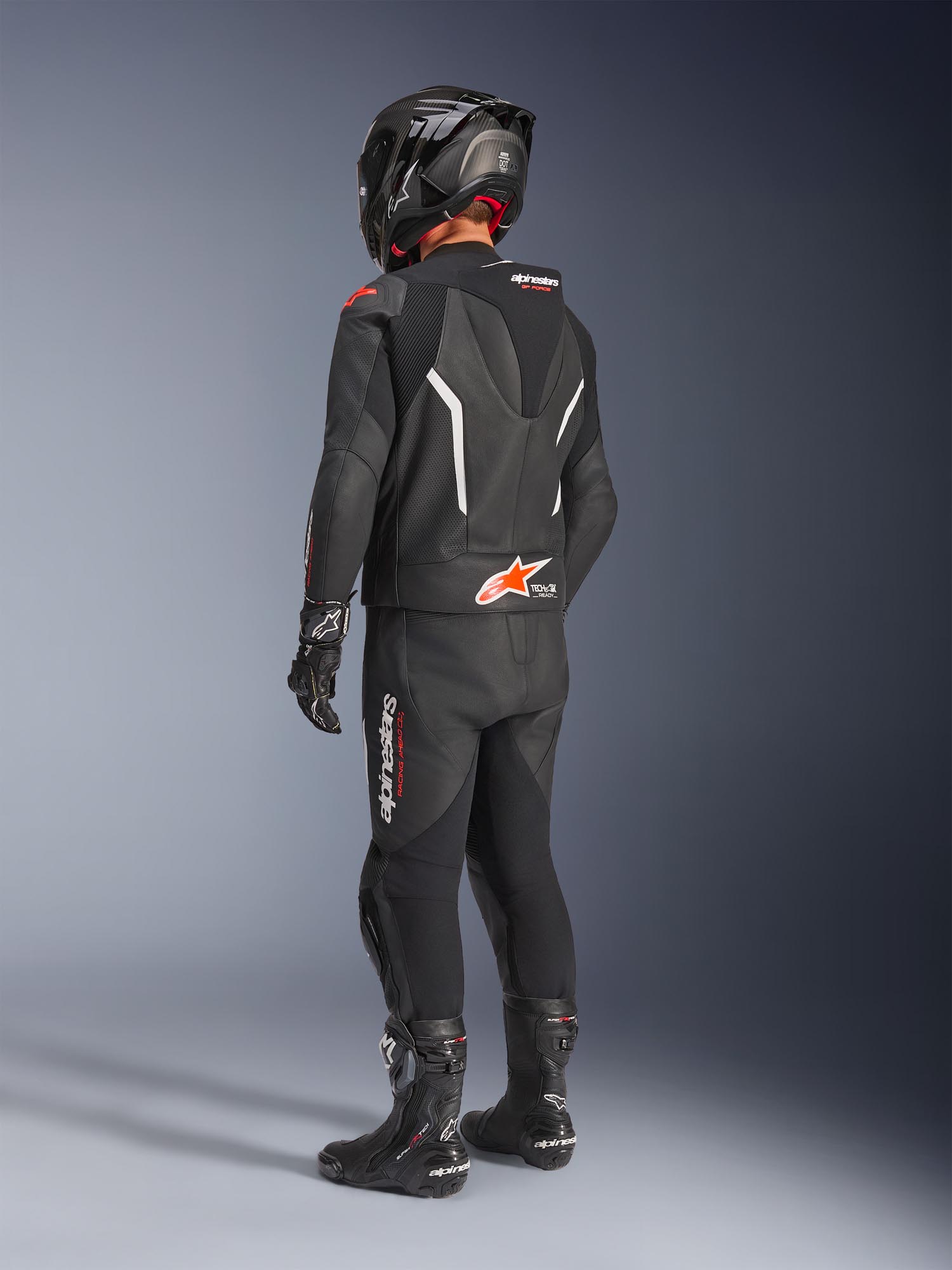 Alpinestars GP Force V2 Tweedelig Leren Motorfietspak zwart/wit 58 Figuur 11