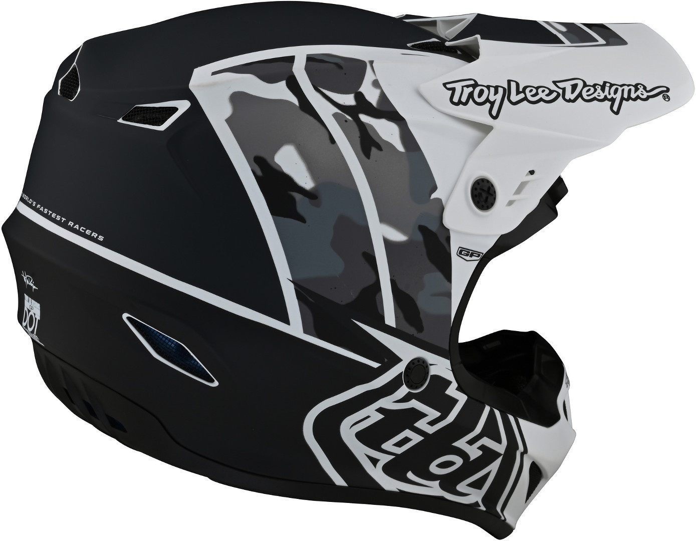 Troy Lee Designs GP Nova Camo Motocross Hjälm S (55/56) Figur 6