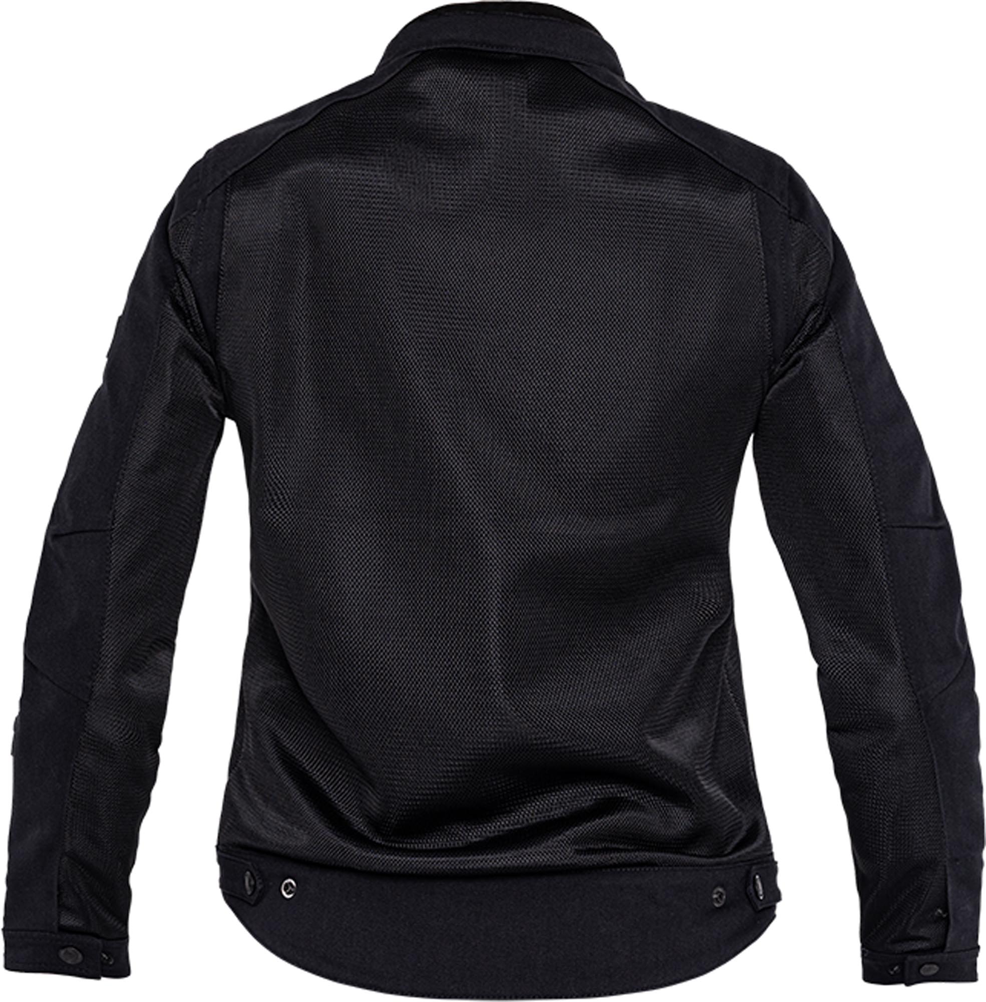 John Doe Aero Mesh perforierte Damen Motorrad Textiljacke schwarz M Abbildung 4