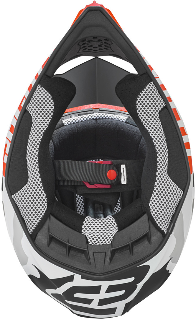 Bogotto V328 Camo Cască de motocross din fibră de sticlă Negru/Alb/Portocaliu L Figura 5