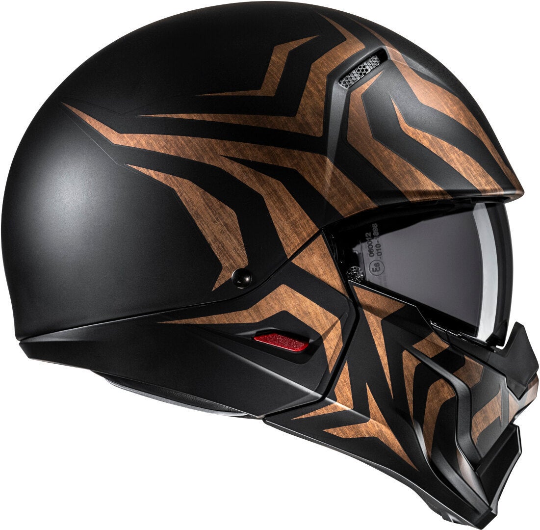 HJC i20 Thorn Jethelm schwarz/gold XL (60/61) Abbildung 3