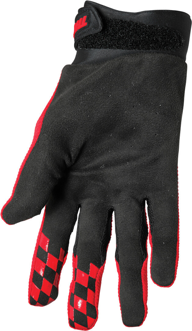 Thor Draft Lines Motocross Gloves red/black M Figure 2