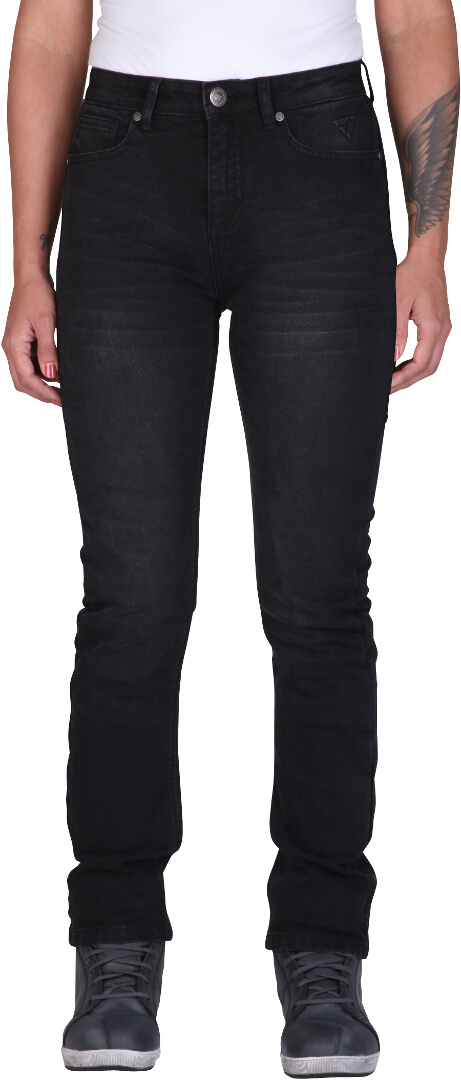 Modeka Tabera Kvinder Motorcykel Jeans Sort 42 Figur 1