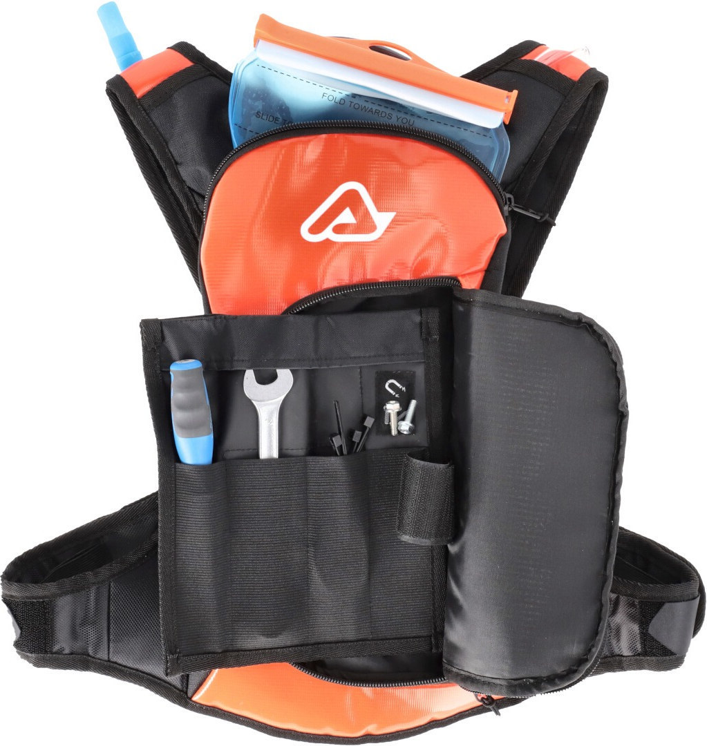 Acerbis Acqua Logo 5L Rucsacul de hidratare portocaliu/alb Figura 2