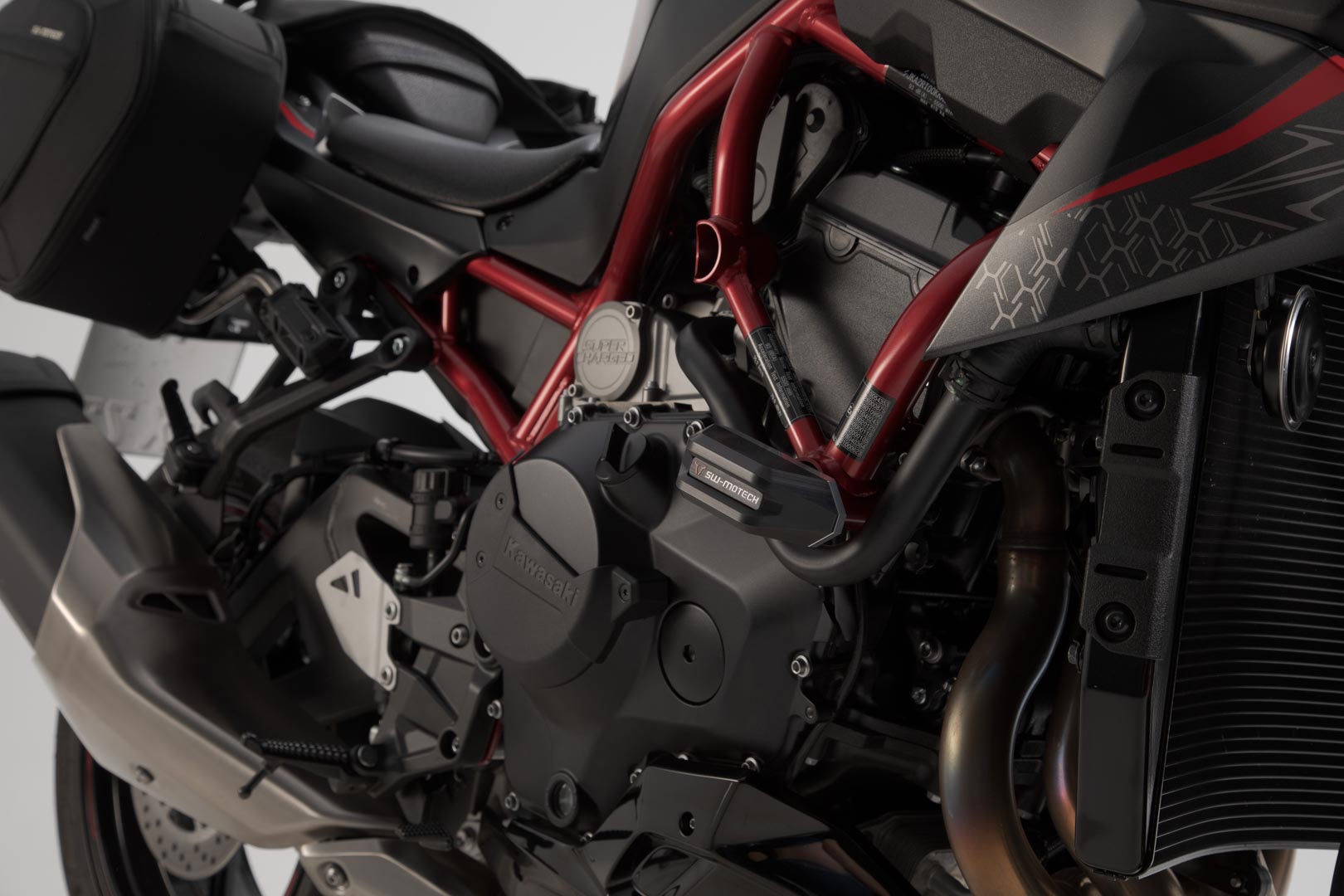 SW-Motech Frame skjutreglage kit - Svart. Kawasaki Z H2 (19-). Figur 3