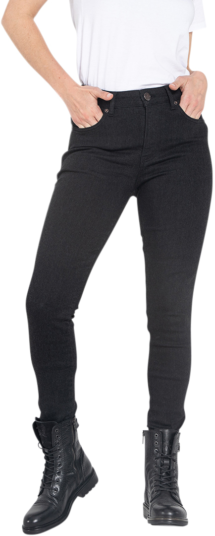 John Doe Ruby Ladies Motorcycle Jeans black 29/30 Figure 13