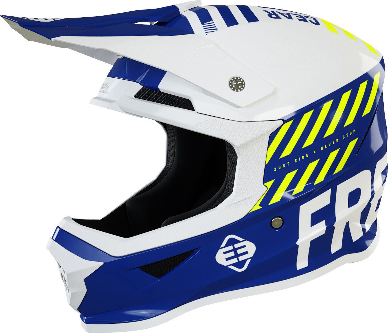 Freegun XP4 Danger Motocross Helmet blue/white M (57/58) Figure 1