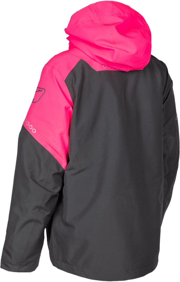 Klim Fuse Snøscooterjakke til dame grå/rosa L Figur 2