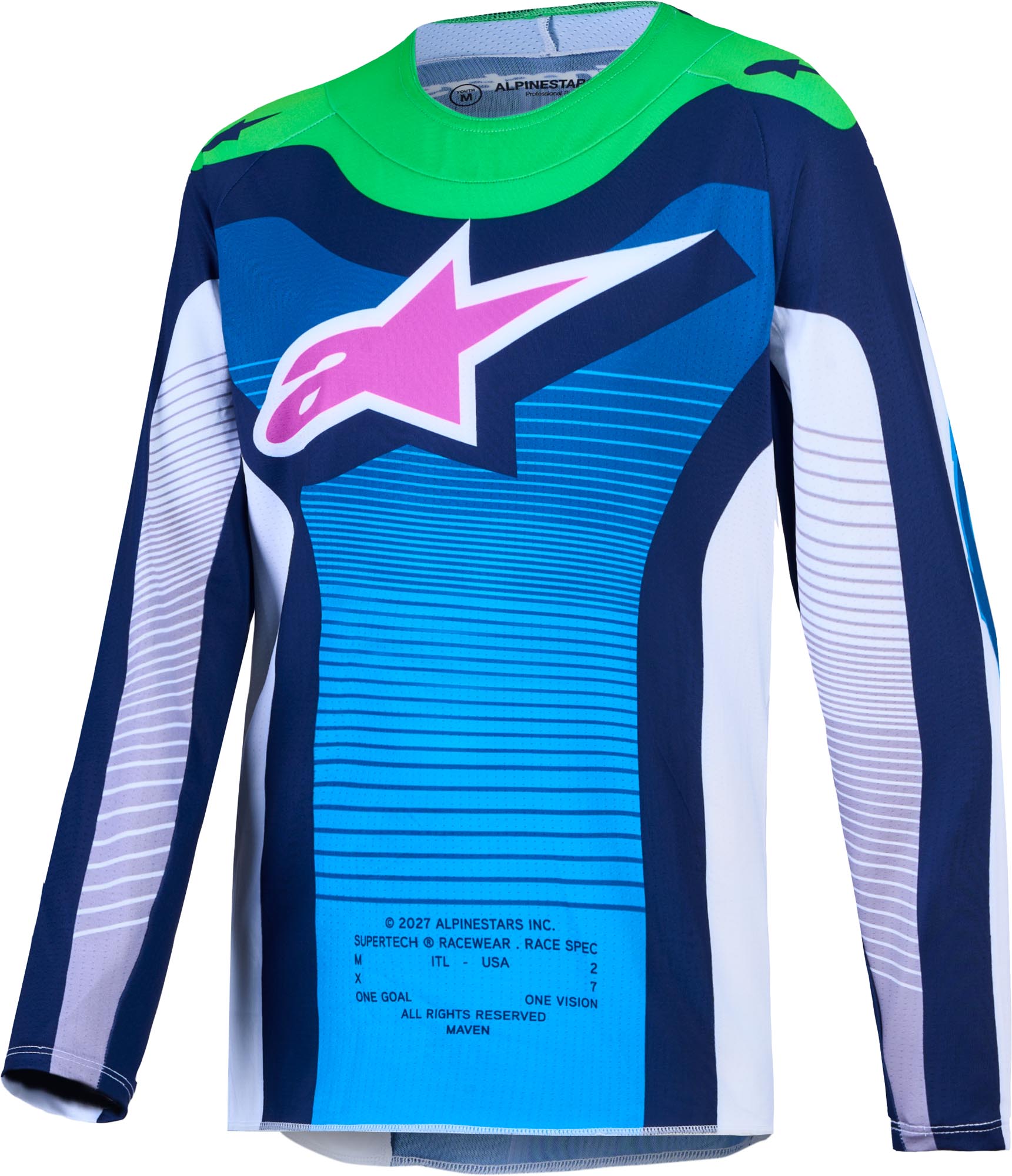 Alpinestars Supertech Maven Youth Motocross Jersey Main article Figure 1