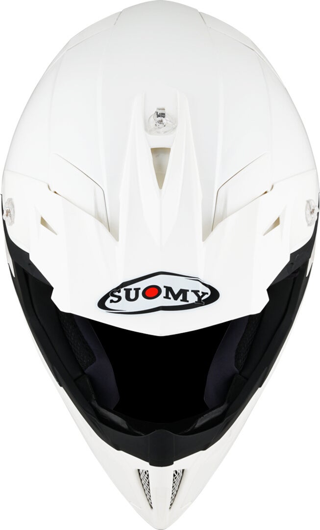 Suomy X-Wing Plain E06 Motorcross Helm Wit Verlies (59/60) Figuur 8