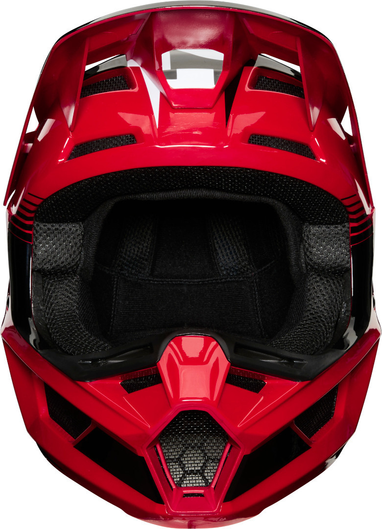 Fox V2 Hayl Ungdom motocross hjälm rött L Figur 2