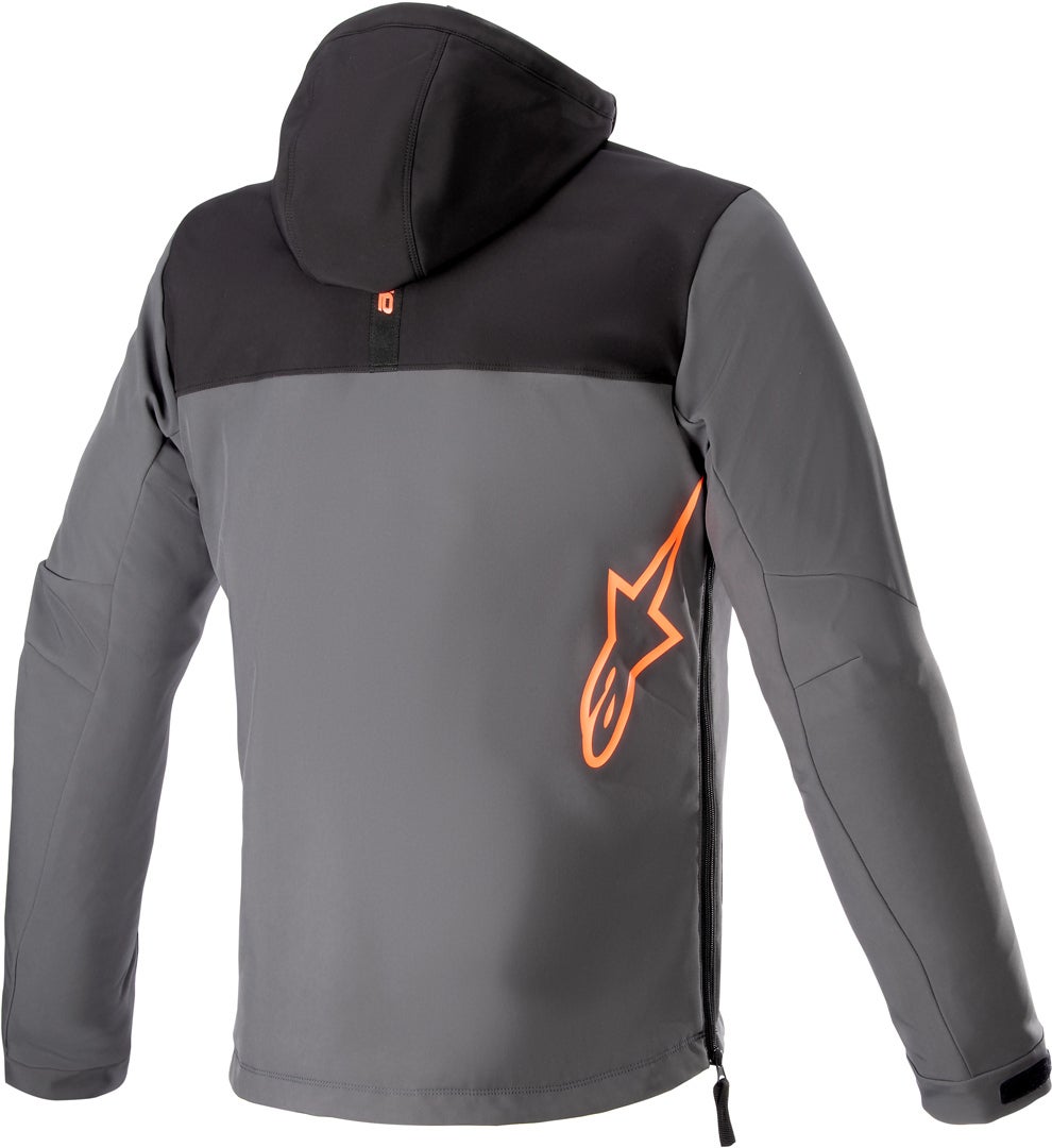 Alpinestars Sherpa Motorfiets textiel jas zwart/grijs/rood XL Figuur 2