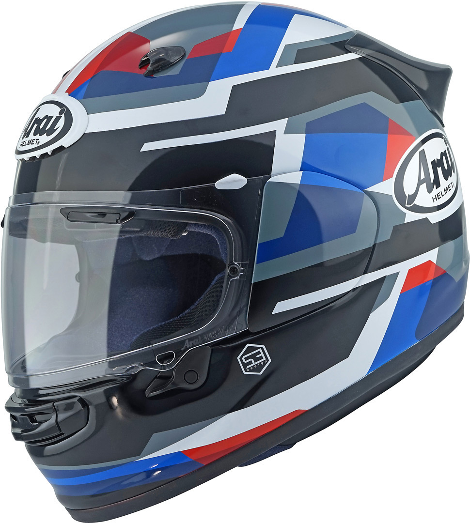 Arai Quantic Abstract Helm blau/schwarz/weiß XL (61/62) Abbildung 1