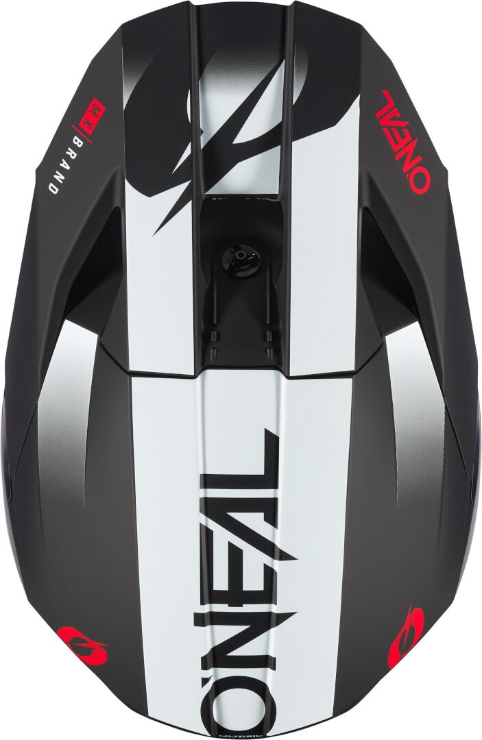 Oneal 3SRS Hexx Casco Motocross Nero/Bianco/Rosso XXL (63/64) Figura 7