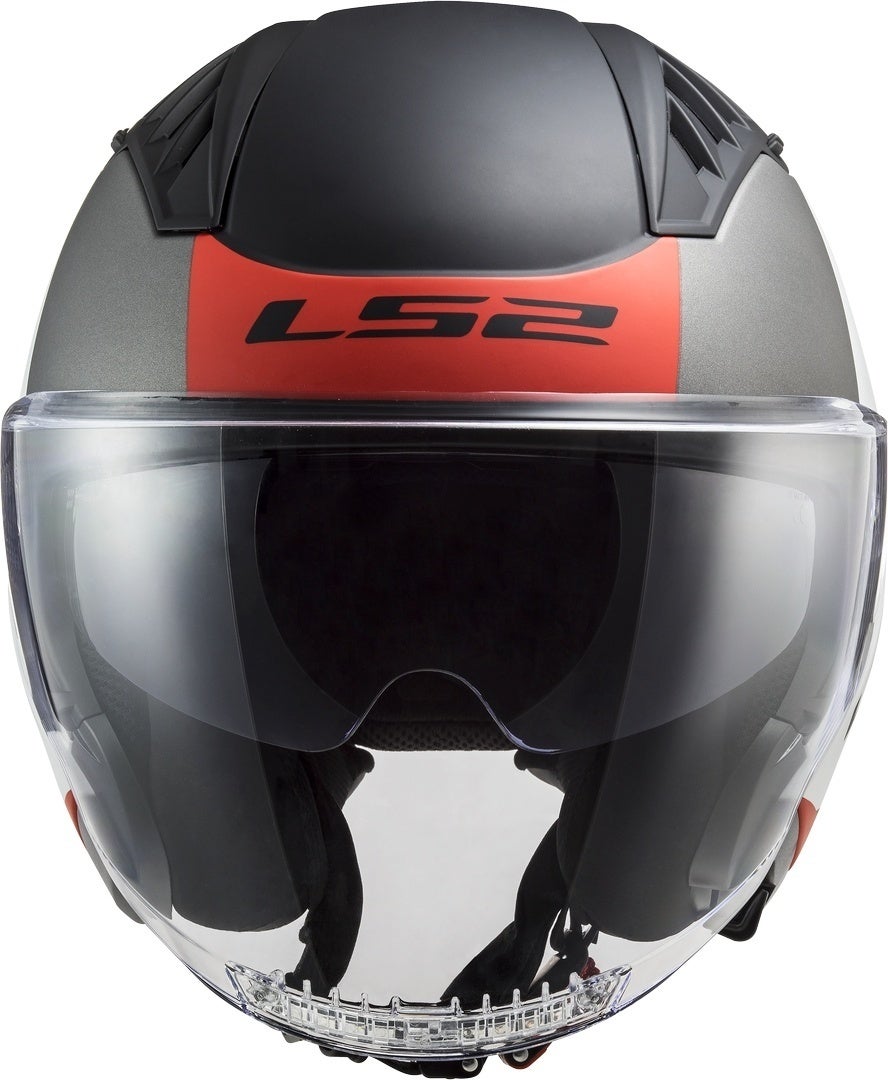 LS2 OF600 Copter II Urbane Jet Helm wit/zwart/rood M (57/58) Figuur 6