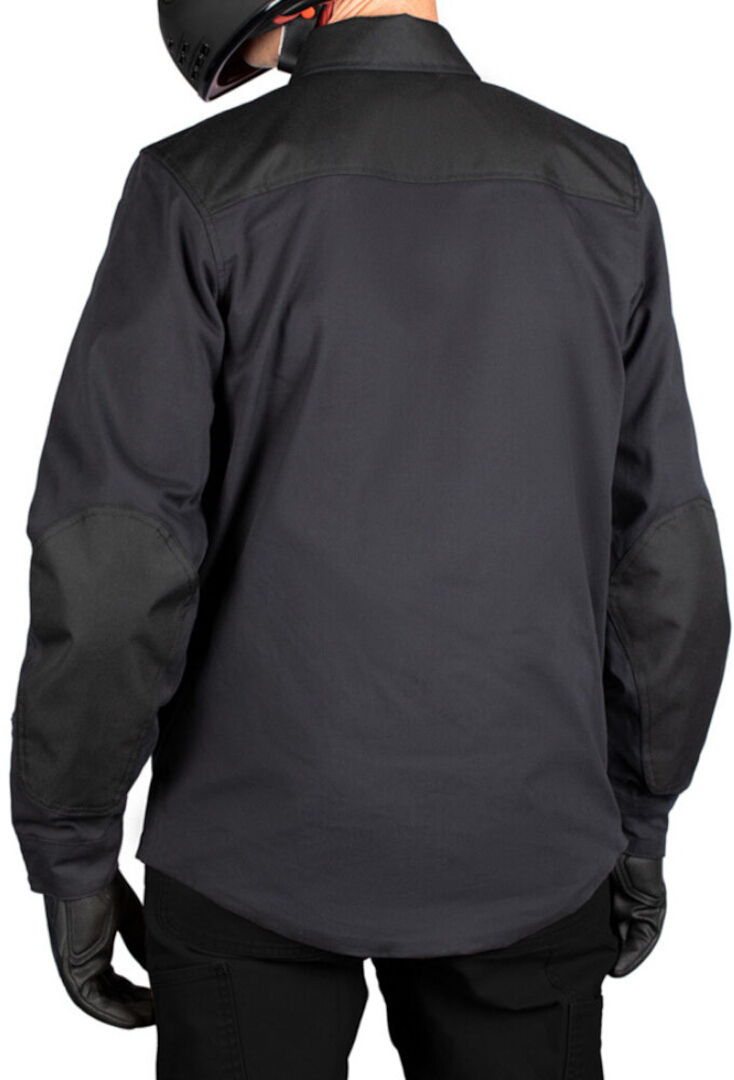 Icon Upstate Canvas Motorcycle Textile Jacket black 3XL Figure 3