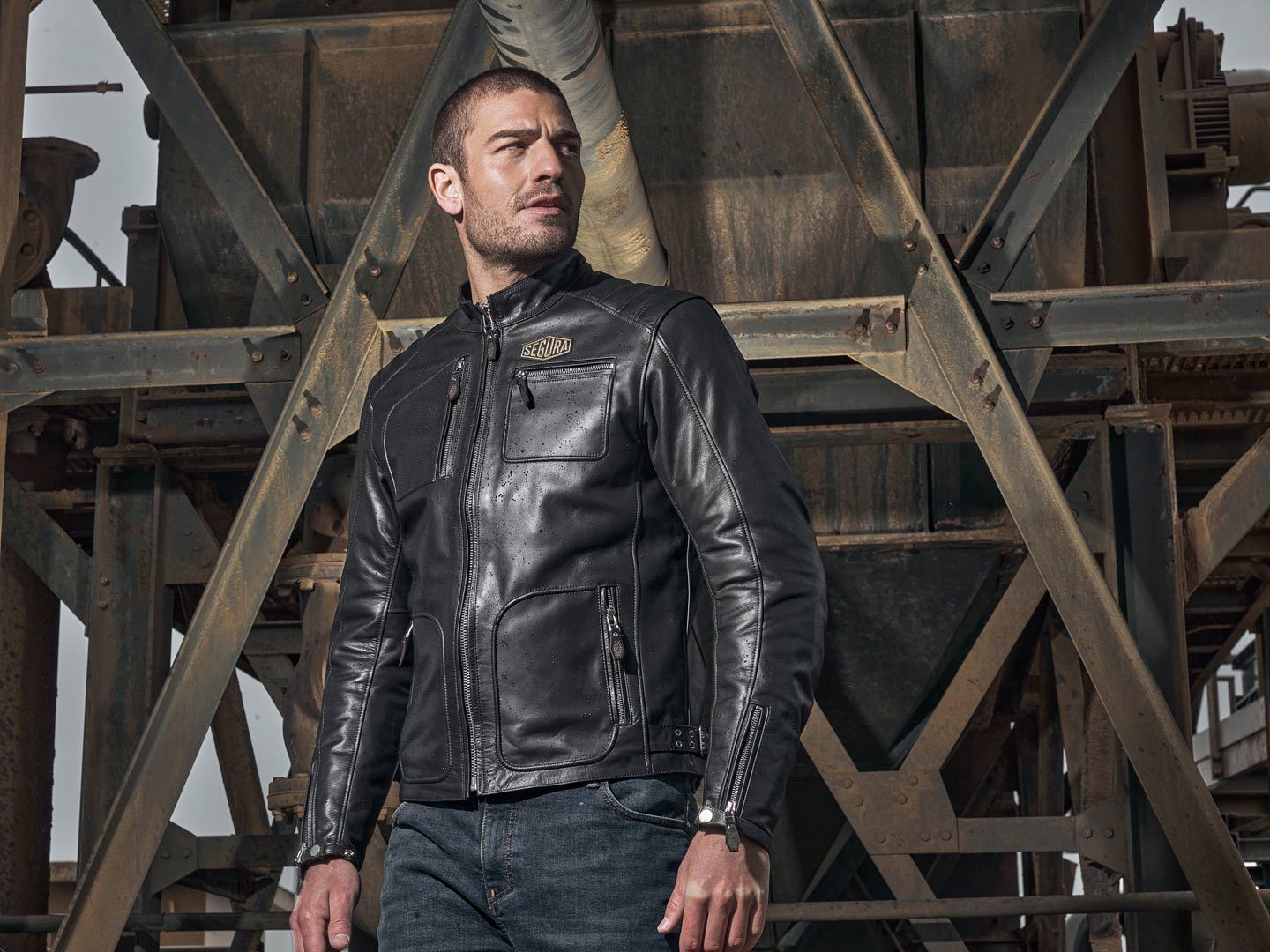 Segura Lewis Motorcycle Leather Jacket black XXL Figure 9