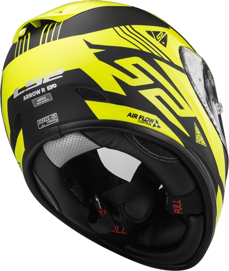 LS2 FF323 Arrow R Evo Kypärä Black Matt/Neon L (59/60) Kuva 5
