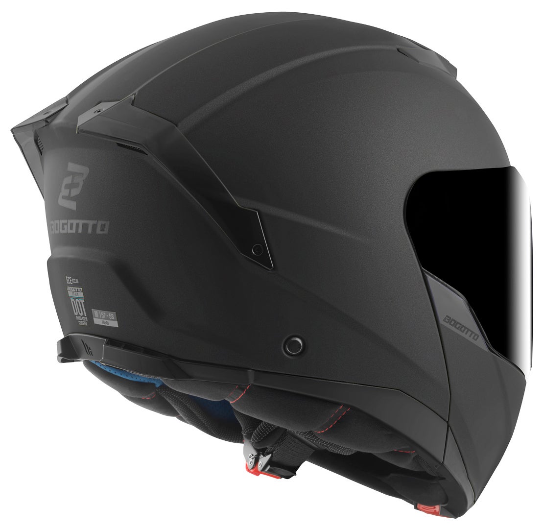Bogotto FF404 Helm Black Matt 2XL Figuur 4